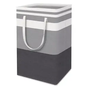 Foldable fabric dirty clothes basket Film-covered waterproof storage bucket laundry basket