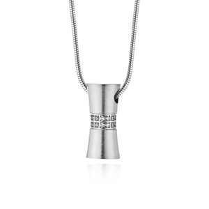 Perhiasan baja tahan karat kalung liontin kotak abu emas mawar hitam dengan kalung kremasi guci kenang-kenangan batu CZ - Product Image 6
