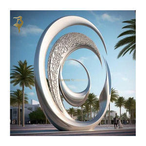 Paisaje de jardín al aire libre, escultura grande, adornos de vaca, césped de granja, decoración de animales de tamaño real, estatua de <span class=keywords><strong>toro</strong></span> de vaca de acero inoxidable - Product Image 6