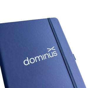 Cuaderno Personalizado con Logotipo, de Cuero PU Azul Marino, con Páginas Rayadas, Banda Elástica, para Escuela y Oficina, Envío Rápido - Product Image 6