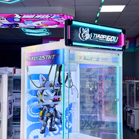 Promotion : Machine à griffes à cabinet unique, avec système de paiement multiple et éclairage LED, équipement de jeu de capture de poupées pour lieux de divertissement intérieurs et expositions
