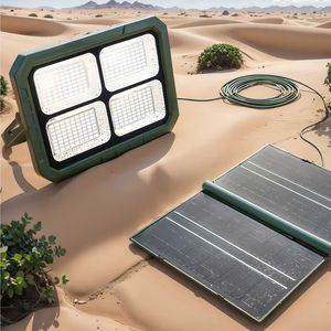 Lámpara Solar LED de 12V con Control Remoto, Iluminación Exterior de Superficie - Product Image 1