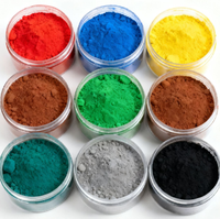 Poudre de pigment d'oxyde de fer inorganique de haute qualité du fabricant, utilisée comme agent colorant pour les matériaux de construction en béton