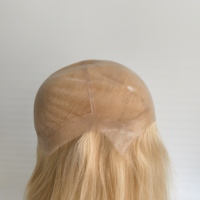 Perruque complète en cheveux humains vierges péruviens soyeux, avec base en PU fine et élégante, effet naturel