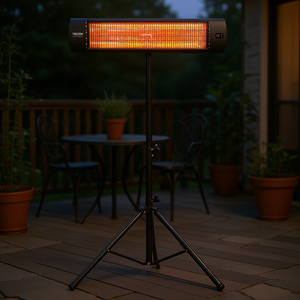 Riscaldatore a Infrarossi da Esterno Vevor 1500W, Elettrico con Telecomando, Design Moderno Rettangolare in Acciaio - Product Image 2