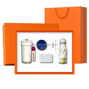 Lusso 4 in 1 Set regalo per Business Mug altoparlante Power Bank ombrello ufficio aziendale omaggi promozionali personalizzati per gli uomini padre - Product Image 1