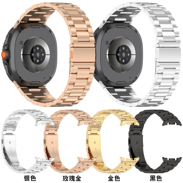 Slim Metal Band for samsung Watch 9 Replacement Waistband for samsung Watch 8 Luxury Stainless Steel Watchband Watch 8