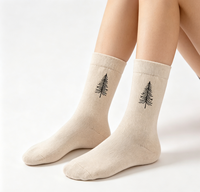 Chaussettes en laine mélangée au design original et amusant, vente en gros, personnalisation OEM disponible