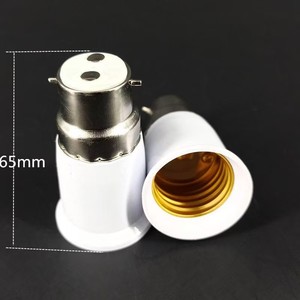 <span class=keywords><strong>Adaptateur</strong></span> de <span class=keywords><strong>douille</strong></span> de lampe CE 250V en plastique B22 vers E27 - Product Image 3