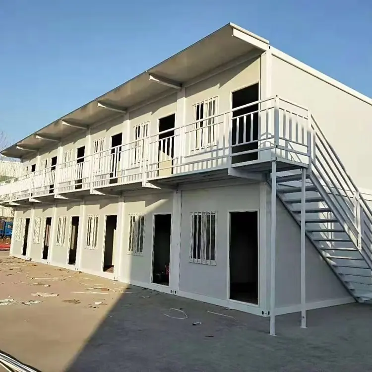 Anti Rust Steel Frame Modular 20ft Container Homes Apartment Container Office House Building