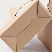Sac kraft biodégradable en papier ondulé jetable, emballage de support de tasses de café