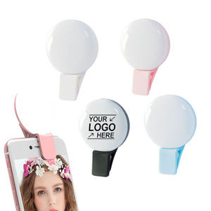 Lumière de remplissage de beauté en direct ronde à LED personnalisée en gros <span class=keywords><strong>pour</strong></span> téléphones mobiles chargement USB logo personnalisé vidéo USA éclairage photographique - Product Image 1