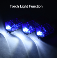 Lampe d'épaule rechargeable USB, lumière LED clignotante en plastique PC, étanche, pour la sécurité routière, lumière de signalisation de danger