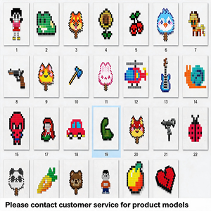 Rompecabezas de Mosaico de Píxeles 3D para Niños, <span class=keywords><strong>Juego</strong></span> de Apilamiento Creativo Montessori, Juguete de Regalo - Product Image 4