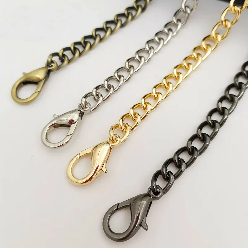 Mejor Precio Cadenas de metal para el bolso accesorios de hardware de cadena de metal cadena de la bolsa