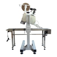 SHENGLONG – machine d'étiquetage de surface plate automatique SL-150, pour boîte de sacs en plastique, visage plat avec numéro de lot, imprimante de codes-barres