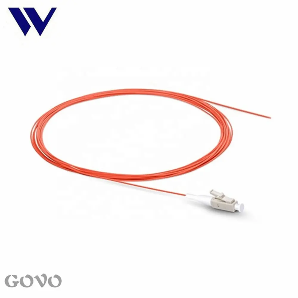 GOVO Fiber lif LC/SC/FC/ST/E2000 MM Simplex OM1/OM2 1M 62.5/125 PVC Fiber optik lif FTTH ağ