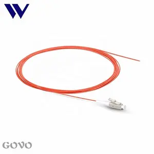 Govo Fiber Pigtail Lc/Sc/Fc/St/E2000 Mm Simplex OM1/OM2 1M 62.5/125 Pvc Glasvezel Pigtail Ftth Netwerk