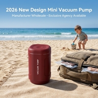 Sac de rangement sous vide portable sans fil avec pompe à air en plastique OEM à logo personnalisé, avec batterie électrique et remplaçable