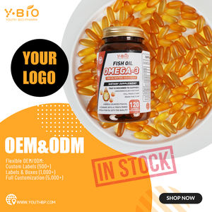 Approvisionnement instantané disponible Huile de poisson en gélules à libération enterique EPA DHA Soutien cardiaque sain Acides gras oméga 3 Suppléments halal - Product Image 4