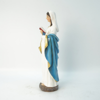 Figurine en résine pour mère bénie enceinte marie, Figurine religieuse, décoration de la maison, vente en gros