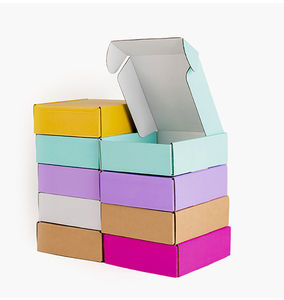 Custom Logo Colored Luxury Airplane Corrugated Gift Shipping Boxes Folding Mail Mailer Box