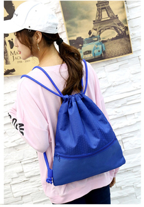 Sac à dos à cordon de serrage en polyester Ripstop d'usine d'origine, sac à cordon de serrage promotionnel personnalisé - Product Image 6