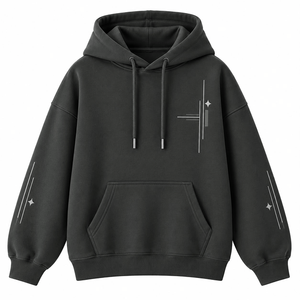 Sudaderas con Capucha Oversize al por Mayor, de Algodón Suave y Forro Polar de Poliéster, con Logotipo Personalizado, para Uso Diario y Streetwear - Product Image 1