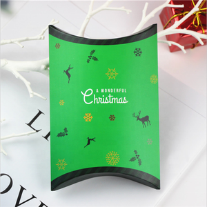 Custom Stock <strong>Christmas</strong> Gift Candy Packaging Pillow <strong>Box</strong> Made from Recycled Materials Elegant Folders Type Folder <strong>Box</strong> - Product Image 4