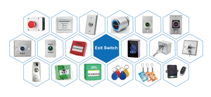 Vians erişim kontrolü çıkış cihazları acil düğmeleri sıfırlanabilir anahtarı çağrı noktası LED acil kapı açma - Product Image 2