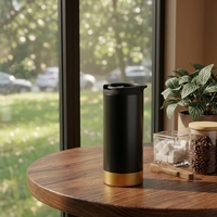 Mug à café isotherme en acier inoxydable avec affichage de la température, impression personnalisée, design écologique et portable, idéal pour les entreprises