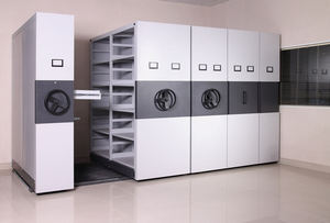 Estanterías Móviles para Biblioteca, Estanterías Compactas de Alta Densidad, Precio de Fábrica, Sistema de Archivo Manual de Metal - Product Image 3