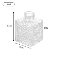 Bouteilles de diffuseur à roseaux vides personnalisées pour aromathérapie, 50ml, 90ml, 200ml, vente en gros et emballage en boîte