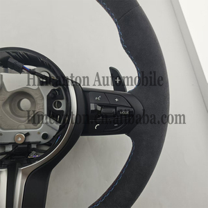 Volante in Alcantara Rosso M1M2 per BMW <span class=keywords><strong>Serie</strong></span> 3 e <span class=keywords><strong>Serie</strong></span> 5 F10 F20 F30 F90 F01 F02, il Più Popolare - Product Image 3