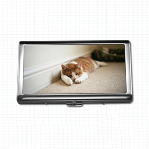 Boîte à cigarettes portable en métal épais pour sublimation, 14 emplacements, cadeau pour homme - Product Image 4