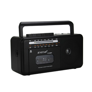 Lecteur de cassette portable personnalisé, directement de l'usine, radio BT, système audio multifonction, style vintage, construction en plastique durable - Product Image 5