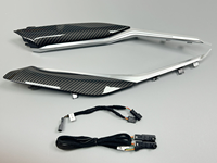 ICarsin para BMW Serie 3/4 G20 G22 M3 M4 M340i, Luz Ambiental, Panel de Luz de la Consola Central, Accesorios de Mejora de Iluminación Interior