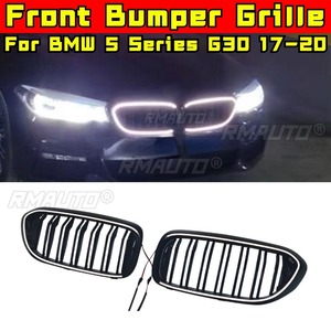 Kit carrosserie pour BMW Série 5 G30 2017-2020, calandre LED, grilles de course, bandes décoratives, calandre avant, pièce extérieure - Product Image 1