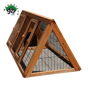 <span class=keywords><strong>Clapier</strong></span> à lapins en <span class=keywords><strong>bois</strong></span> Jardin Extérieur Bunny House Triangle Cage en <span class=keywords><strong>bois</strong></span> avec maille - Product Image 5