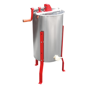 Extractor de miel Manual de acero inoxidable de 3 Marcos, equipo de apicultura para procesamiento de miel - Product Image 2
