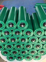 Système de convoyeur à rouleaux en acier durable, avec galets de retour, pour l'exploitation minière du charbon, les carrières et les ports