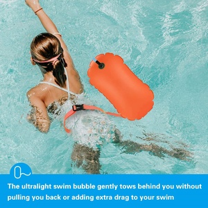 Bouée de natation gonflable étanche en PVC, sac flottant de sécurité pour eaux ouvertes, équipement de natation extérieur - Product Image 3