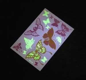 <span class=keywords><strong>Tinta</strong></span> Fluorescente Neón Personalizada Tatuajes Temporales <span class=keywords><strong>Tatuaje</strong></span> Luminoso Pegatina Impresión - Product Image 6