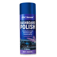 DSC SEVEN Entretien automobile : Cire en spray silicone pour tableau de bord et cuir