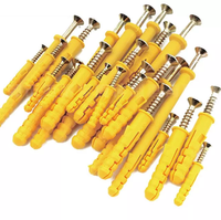 Ancres en plastique d'expansion, fixation de cadre en nylon, vis d'ancrage murale, vis d'ancrage en nylon