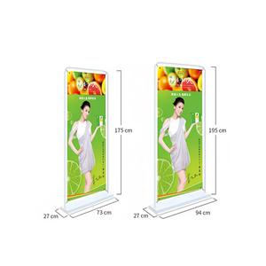 Hai mặt một hình dạng quảng cáo biểu ngữ đứng <span class=keywords><strong>A3</strong></span> Kích thước cuộn lên biểu ngữ - Product Image 5