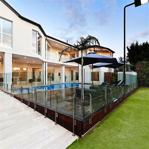 Hệ thống lan can kính ngoài trời Prima-Trụ nhôm tráng bột với tấm kính cường lực bền - Product Image 4