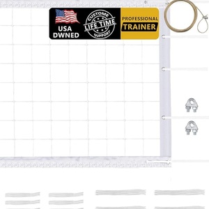 Hot Bán Nhà Máy Trực Tiếp Thể Thao Ngoài Trời <span class=keywords><strong>Net</strong></span> UV Ổn Định HDPE Nhựa Thắt Nút Cắt Để Đặt Hàng Lĩnh vực Thể Thao Hàng Rào Lưới Thu Hoạch - Product Image 2