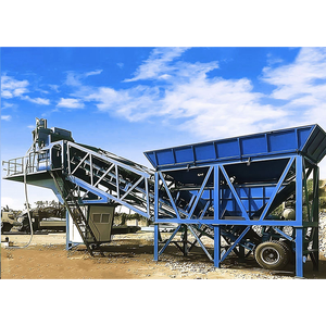 <span class=keywords><strong>Planta</strong></span> de Hormigón Premezclado Móvil Shanghe de 50m3/h, Modelo JS3000, Controlada por PLC, Automática, Eléctrica - Product Image 5