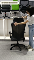 Chaises confortables rotation tissu pivotant gaz levage bureau d'ordinateur ergonomique maille chaise de bureau exécutif